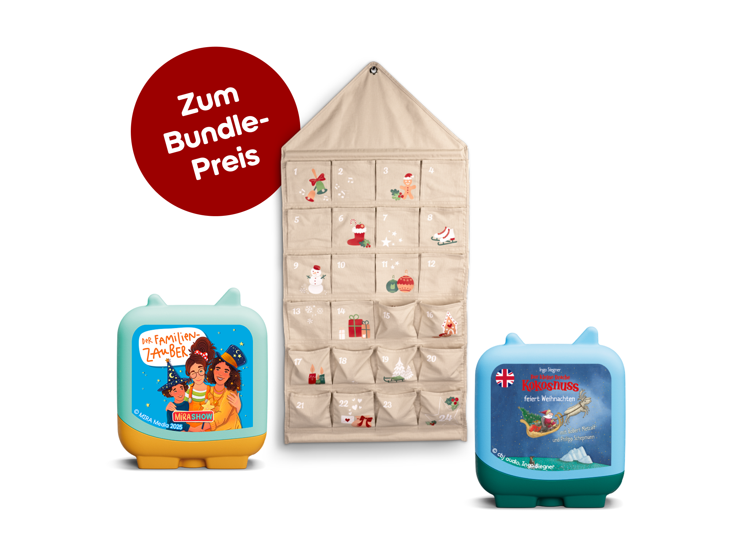 DIY-Adventskalender-Bundle mit 2 Clever Tonies 