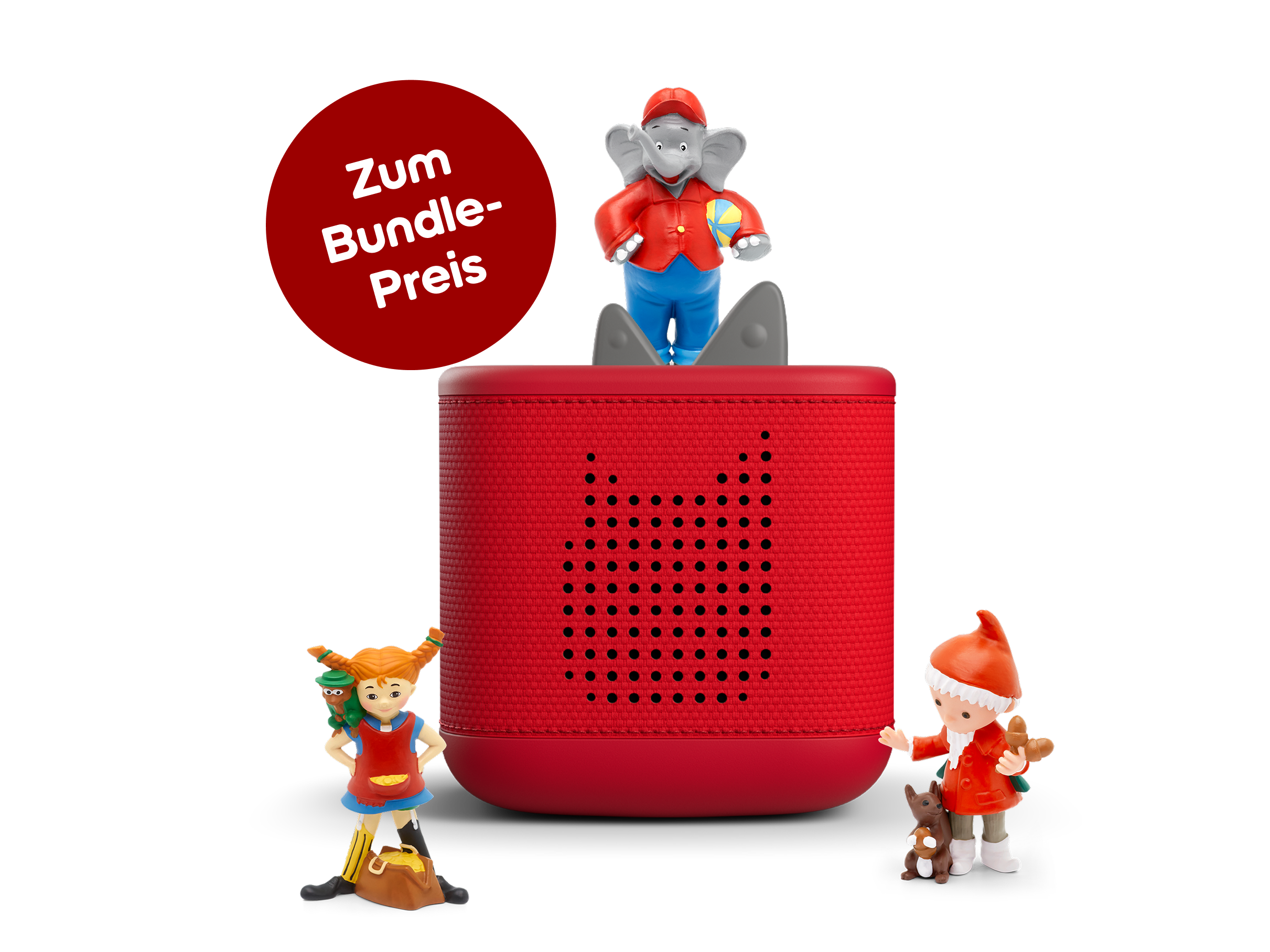 Toniebox 2 Starterset: Kindheitsklassiker (Rot)