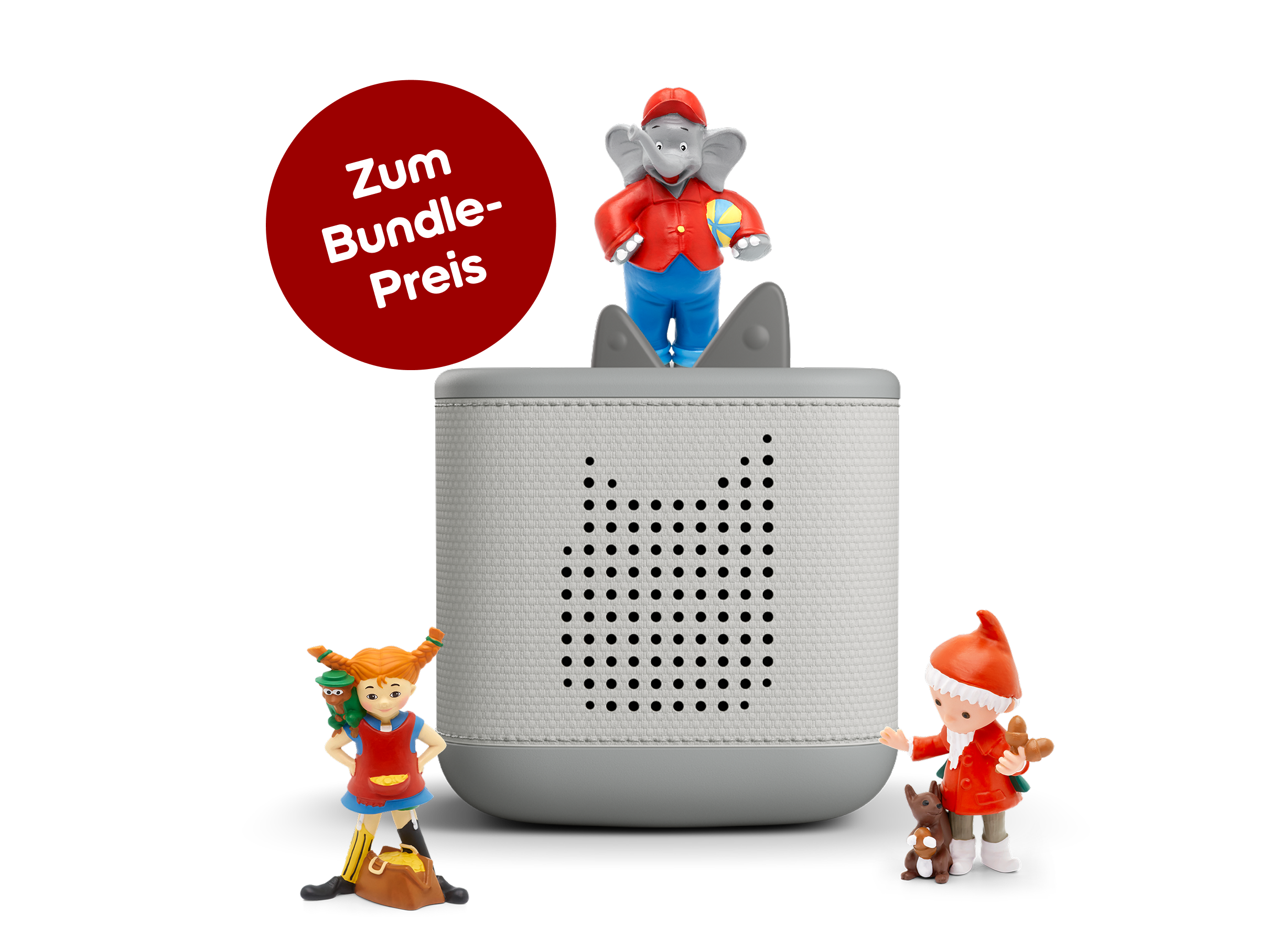 Toniebox 2 Starterset: Kindheitsklassiker (Grau)