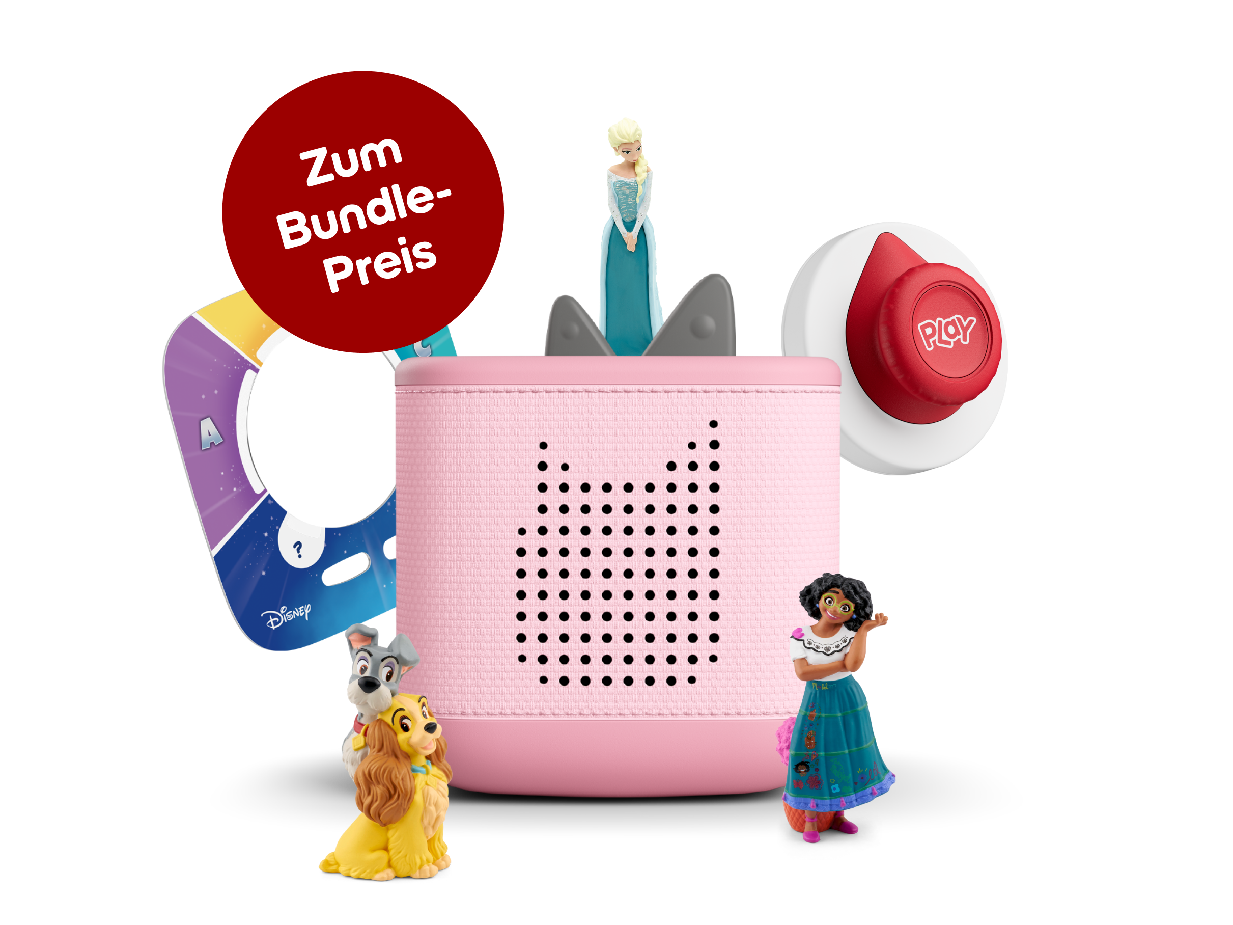 Toniebox 2 Playset: Disney Kingdom Quiz (Rosa)