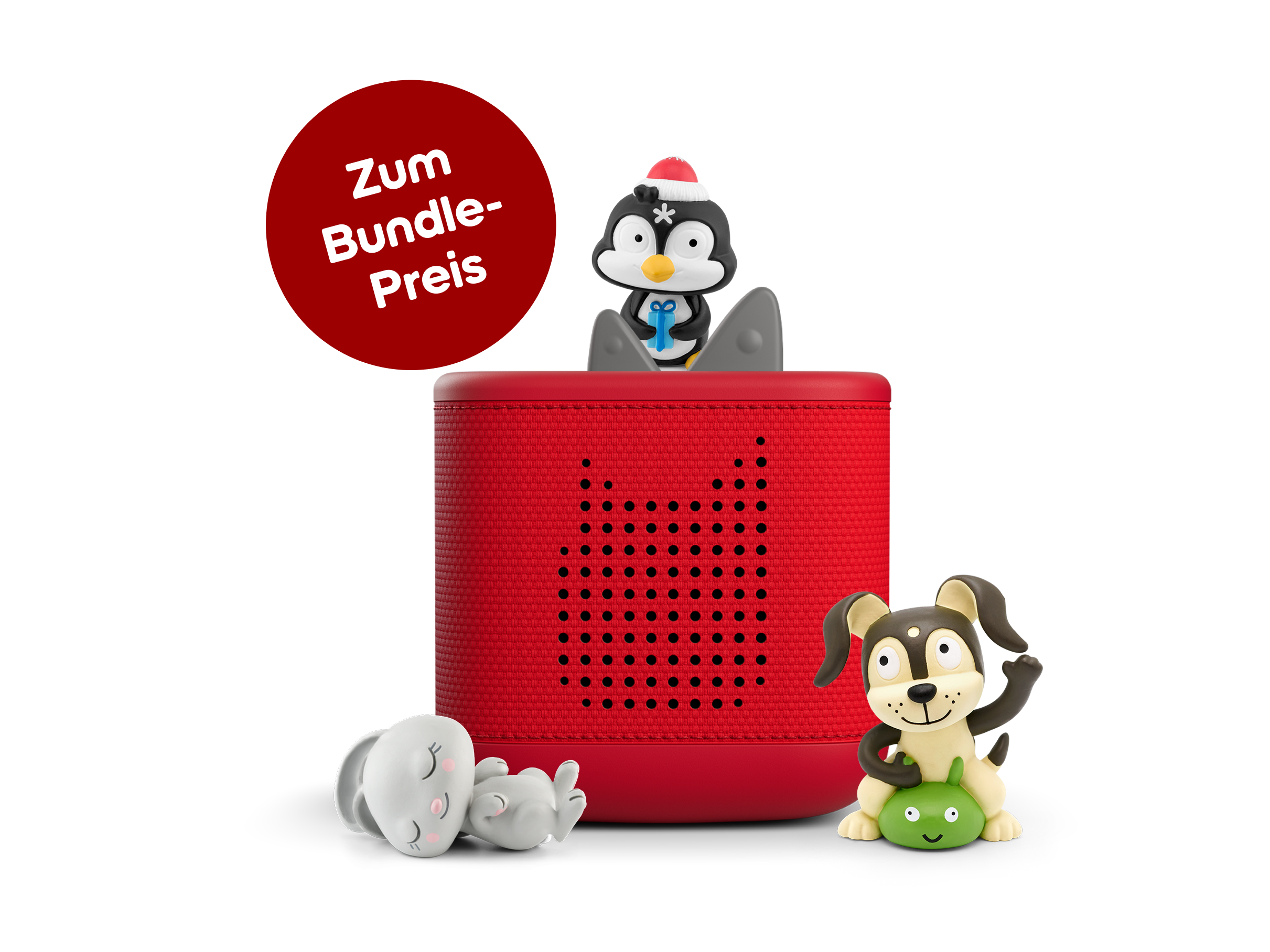 Toniebox 2: Weihnachtliches Starterset für die Kleinsten (rot)