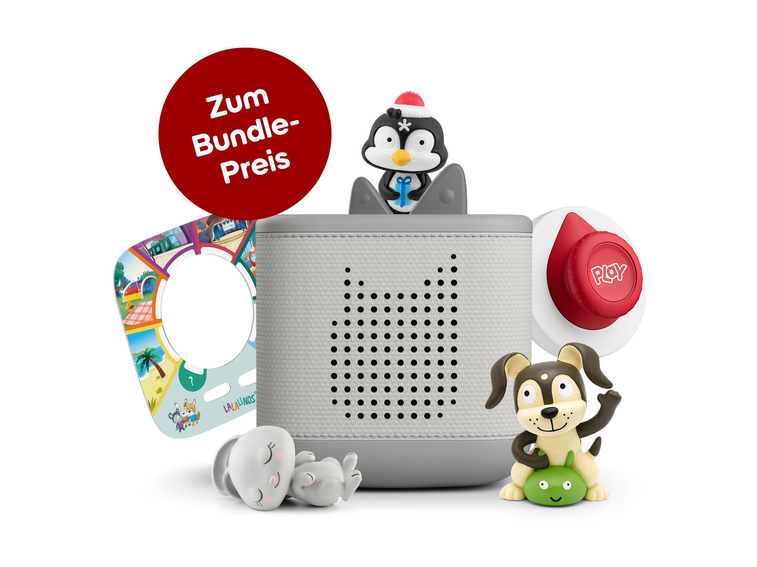 Toniebox 2: Weihnachtliches Starterset mit Tonieplay (grau)