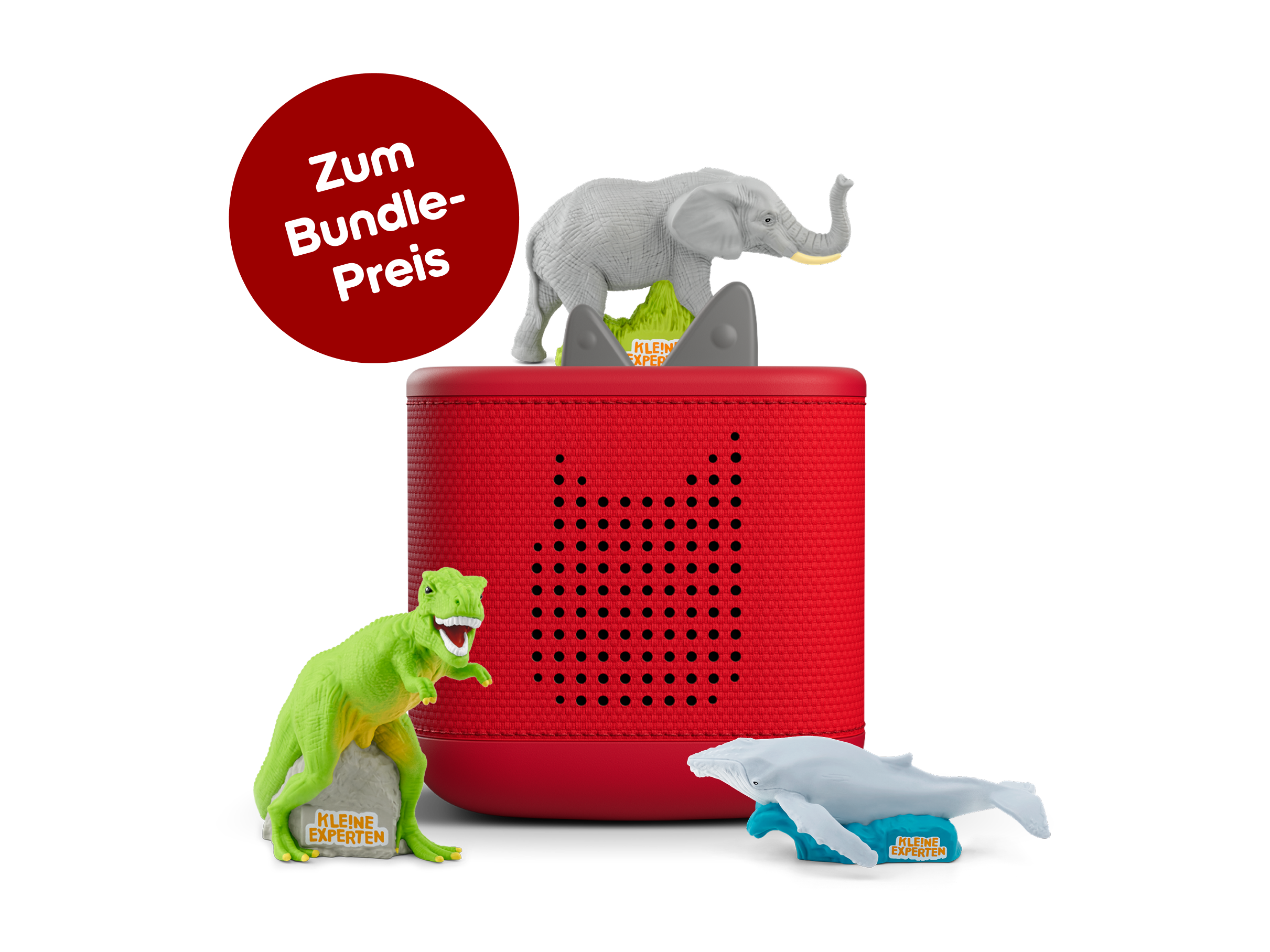 Toniebox 2 Starterset: Kleine Experten (Rot)