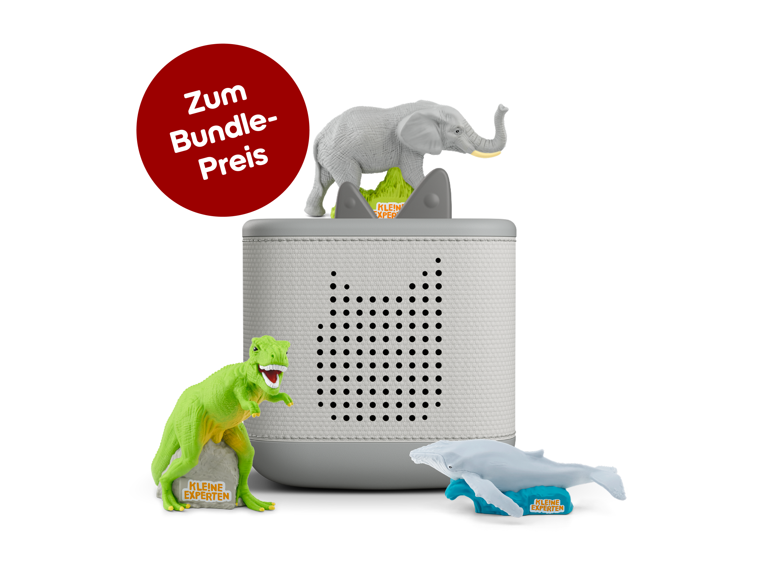 Toniebox 2 Starterset: Kleine Experten (Grau)