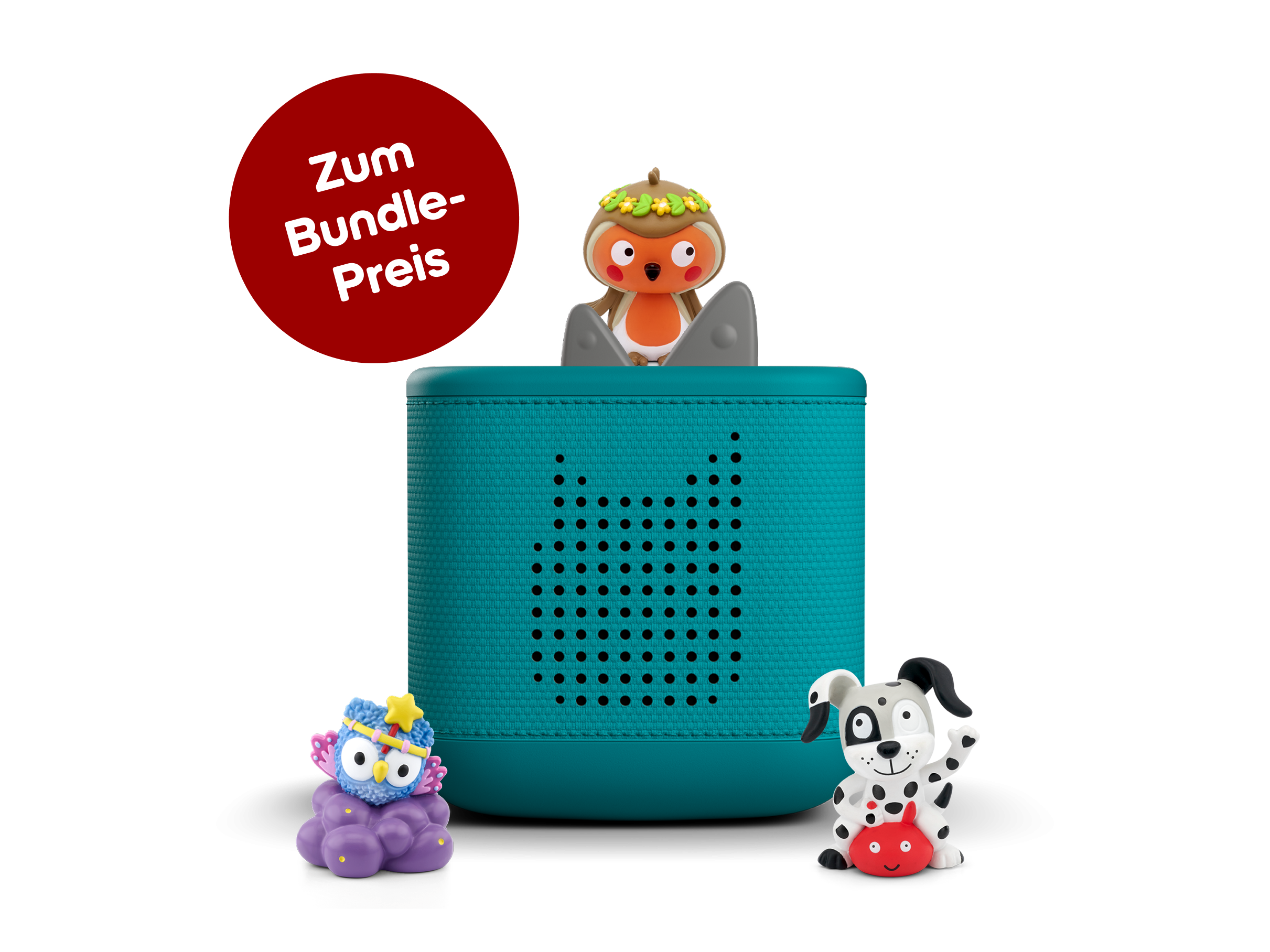 Toniebox 2 Starterset: Kinderlieder (Meeresgrün; inkl. Jahreszeitenlieder, Spiel- und Bewegungslieder 2, Schlaflieder)