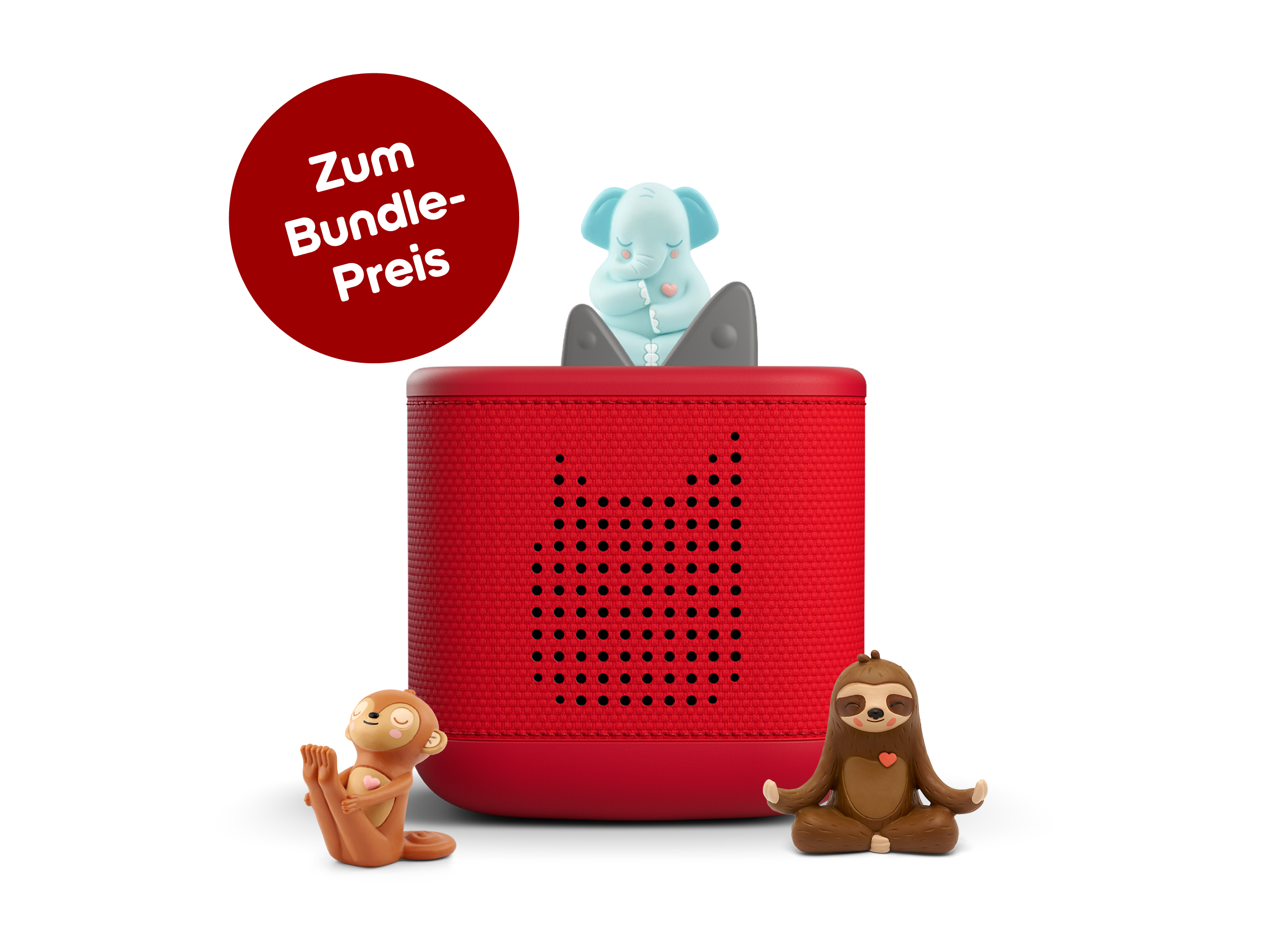 Toniebox 2 Starterset: Entspannung (Rot)