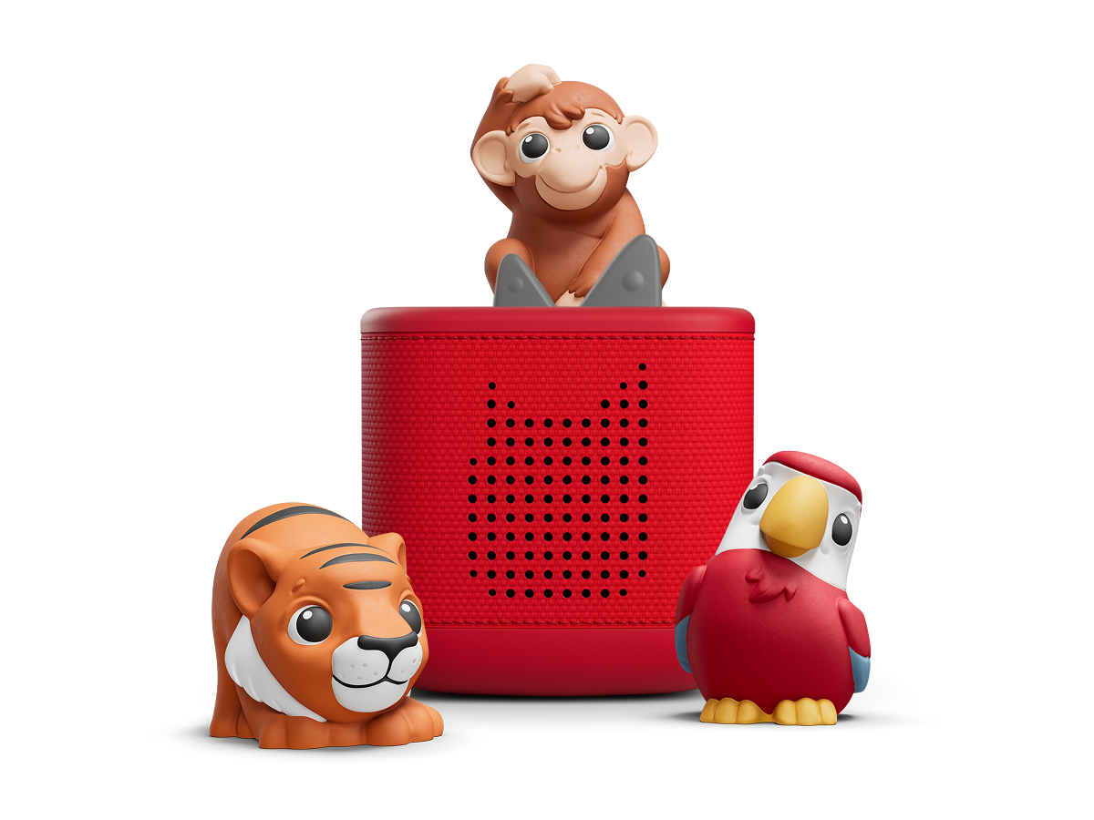 Toniebox 2 Starterset: My First Tonies Dschungel (Rot)