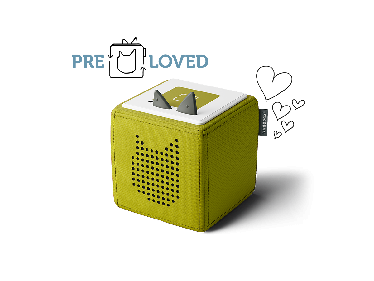 Preloved Toniebox Grün (ohne Ladestation & Kreativ-Tonie)